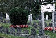 The Fairview Lawn Cemetery, Halifax Nova Scotia. 121 TITANIC victims were buried in this cemetary after their bodies were recovered by the Mackay-Bennett