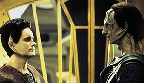 Weyoun and Gul Dukat on Terok Nor.