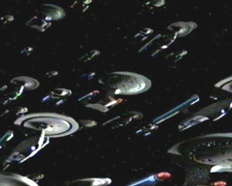 The Federation armada.